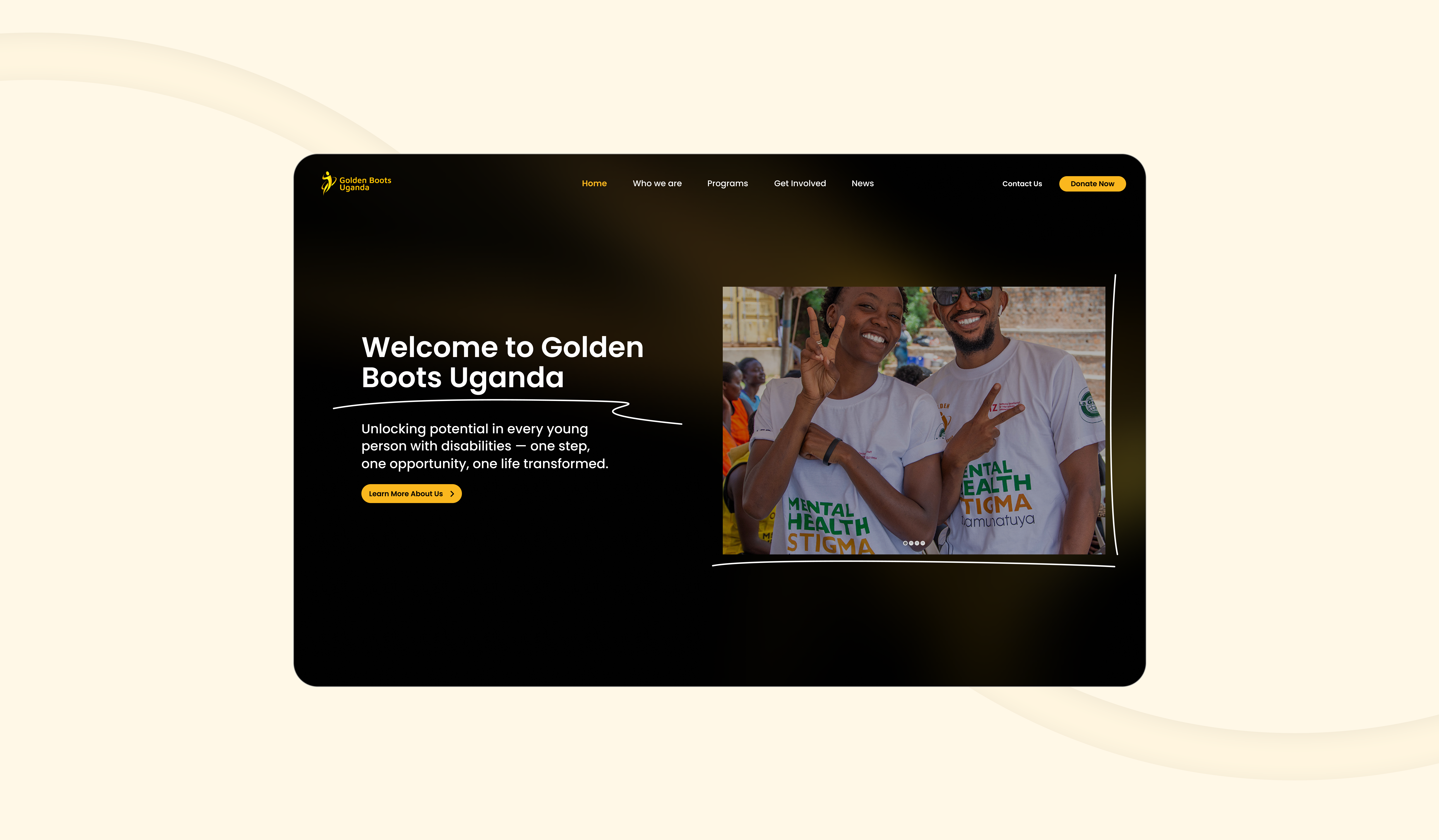 Halcyon — responsive landing page designed by XINA website design studio